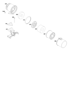 Air Cleaner Group Diagram and Parts List for 181D05-0001-01 100000 - 19Z999 Briggs and Stratton Engine